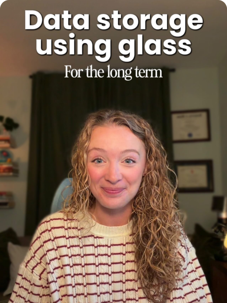 Data storage, in glass?